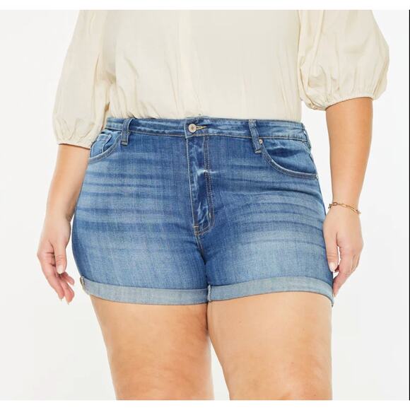 Kancan Gabriella High Rise Shorts 2X - Picture 1 of 4
